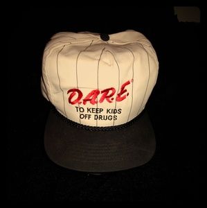 Rare pinstripe dare to keep kids off drugs snapbac